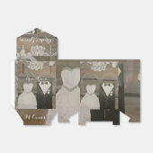 Bride & Groom Wedding Tent Favor Box Bedankdoosjes (Uitgevouwen)