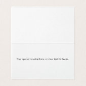 Bride Groom Wedding Thank You Photo Folded Card Kaart (Binnenkant ongevouwen)