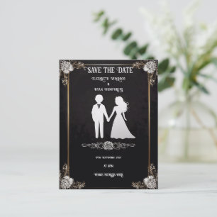 Bride & Groom Wedding Uitnodiging
