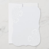 Bride & Groom Wedding Uitnodiging (Achterkant)