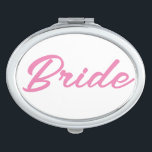 BRIDE HANDTAS SPIEGELTJE<br><div class="desc">BRUIDSSPIEGEL,  BACHELORETTE,  VRIJGEZELLENFEEST,  BRUILOFT</div>