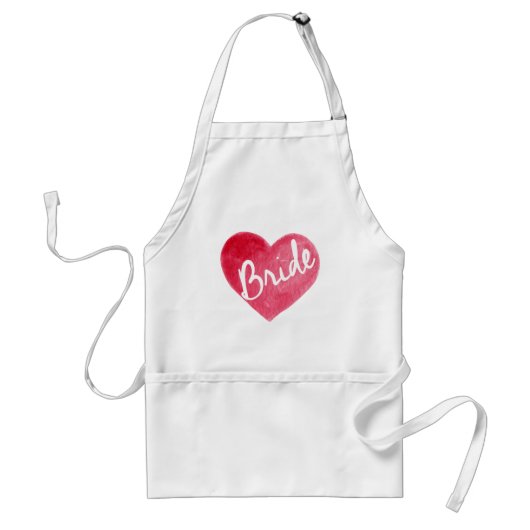 Bride Heart Apron Standaard Schort (Voorkant)