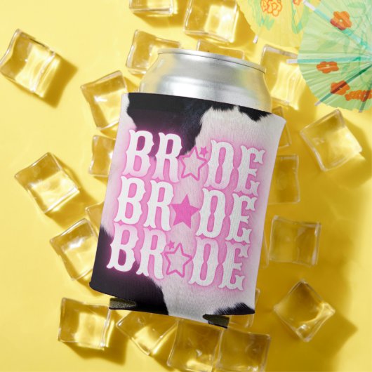 Bride Howdy Cowgirl Aangepaste Blikkoeler Blikjeskoeler (Insitu Zomer)