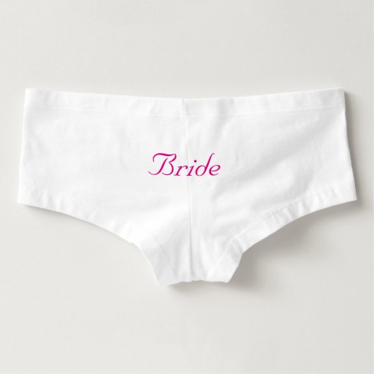 Bride, huwelijksthema slip (Achterkant)
