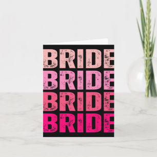Bride I Do Crew krijgt roze vrijgezellenfeest Kaart