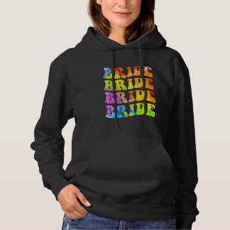 Bride I Do Crew Tie Dye Bachelorette Party Bride B Hoodie