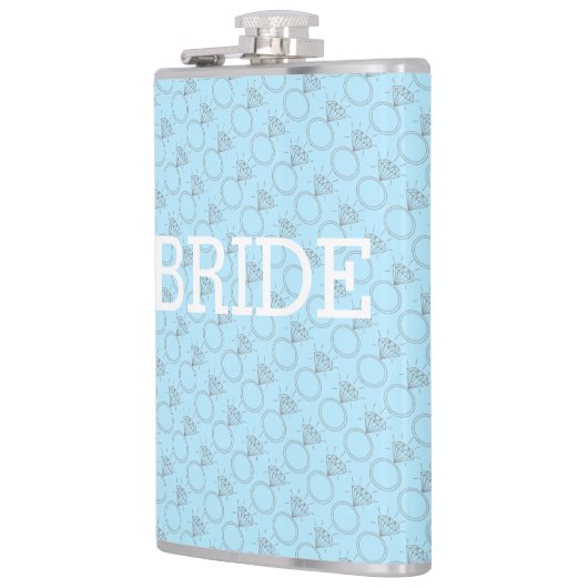 Bride "Iets Blue"-fles Heupfles (Links)