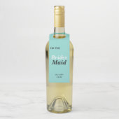 BRIDE I'm The Bridesmaid Bridal Party Name Flessenhanger (Op fles)