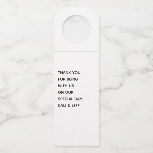 BRIDE I'm The Bridesmaid Bridal Party Name Flessenhanger (Achterkant)