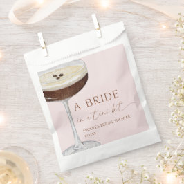 Bride In A Tini Bit Expresso Martini Bridal Shower Bedankzakje