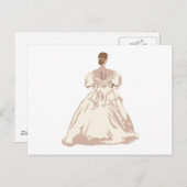 Bride in Antiek stijl Briefkaart (Voorkant / Achterkant)