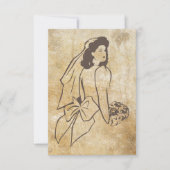 Bride in Bruin Grunge (Voorkant)