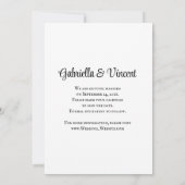 Bride in Cowboy Boots en Sunflower Save the Date Kaart (Achterkant)