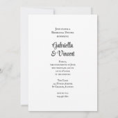 Bride in Cowboy Boots Ranch Rehearsal Dinner Kaart (Achterkant)