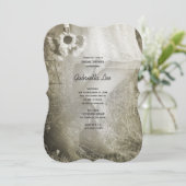 Bride in Cowboy Boots Ranch Vrijgezellenfeest Sepi Kaart (Staand voorkant)