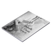 Bride in Cowboy Boots Sunflower Country Weddenscha Notitieboek (Linkerzijde)