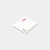 Bride in een Veil met Bedankt van het Vrijgezellen Post-it® Notes (Schuin)