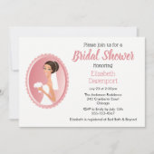 Bride in een Vrijgezellenfeest van Veil Holding Fl Kaart (Voorkant)