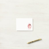 Bride in een Vrijgezellenfeest van Veil Holding Fl Post-it® Notes (Op bureau)