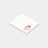 Bride in een Vrijgezellenfeest van Veil Holding Fl Post-it® Notes (Schuin)