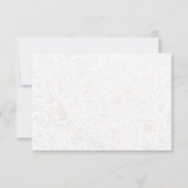 Bride in Gown Vrijgezellenfeest Bedankkaart (Achterkant)