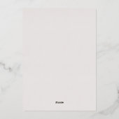 Bride in Lehenga Choli Etnisch Indiaas Vrijgezelle Folie Uitnodiging (Achterkant)