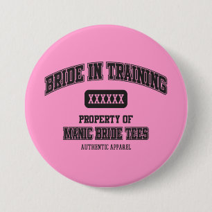 Bride in opleiding Button (roze)