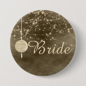 Bride Ivory Lantern Ronde Button 7,6 Cm (Voorkant)
