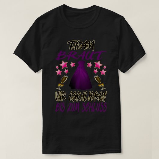 Bride JGA T-shirt (Design voorkant)