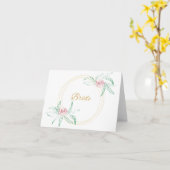 Bride Kaart (Gele Bloem)