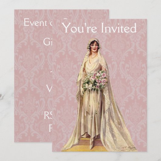  bride kaart (Voorkant / Achterkant)