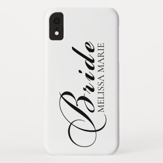 Bride kalligrafie script Case-Mate iPhone case (Achterkant)
