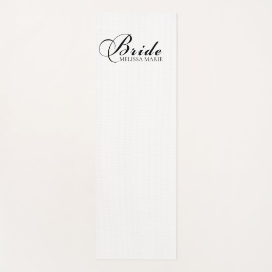Bride kalligrafie script yogamat (Voorkant)