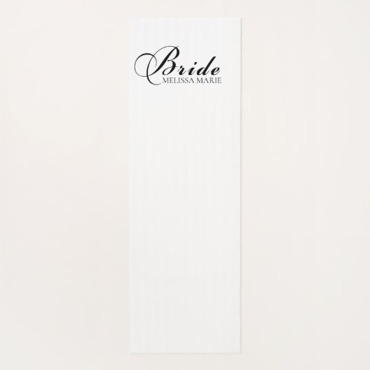 Bride kalligrafie script yogamat (Achterkant)