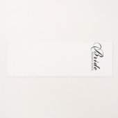 Bride kalligrafie script yogamat (Voorkant (horizontaal))