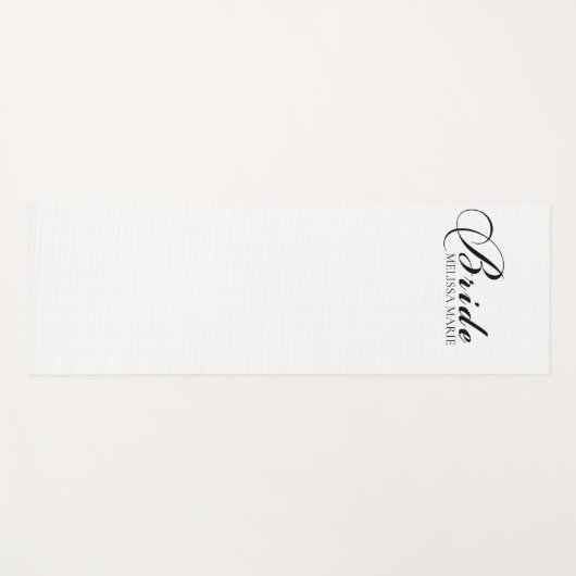 Bride kalligrafie script yogamat (Voorkant (horizontaal))