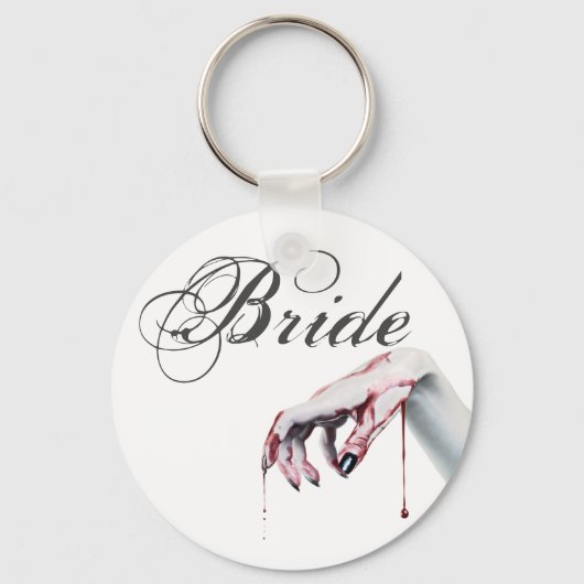 Bride Key Chainzombie bloeddruppel vampier Gothic Sleutelhanger (Voorkant)