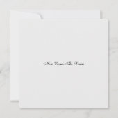 BRIDE komt hier voor de Bride Shower Party Kaart (Voorkant)