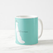 BRIDE komt hier voor de Bride Shower Party Koffiemok (Voorkant rechts)