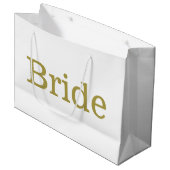 Bride Large Gift Bag Groot Cadeauzakje (Voorkant Gekanteld)