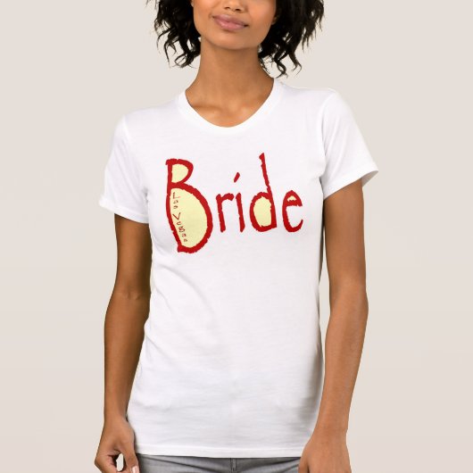Bride Las Vegas Dames Casual Tanktop (Voorkant)