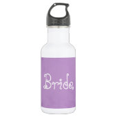 Bride Lavender Parchment Waterfles (Voorkant)