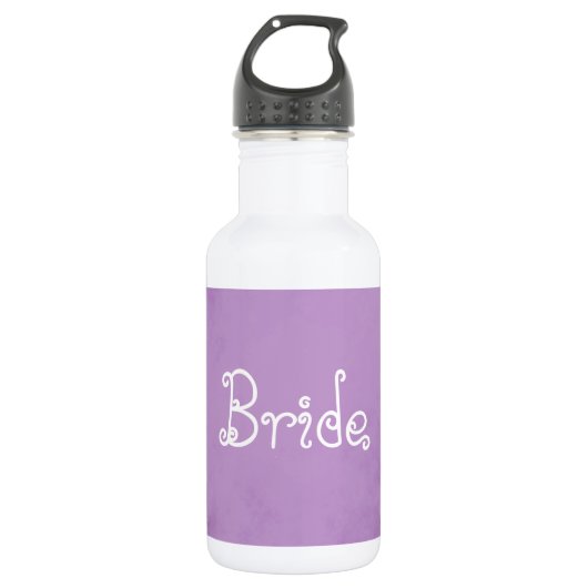Bride Lavender Parchment Waterfles (Voorkant)