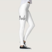 Bride leggings zijn sexy. (Rechts)