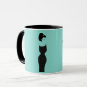 BRIDE Little Black Dress Vrijgezellenfeest Party Mok (Voorkant links)