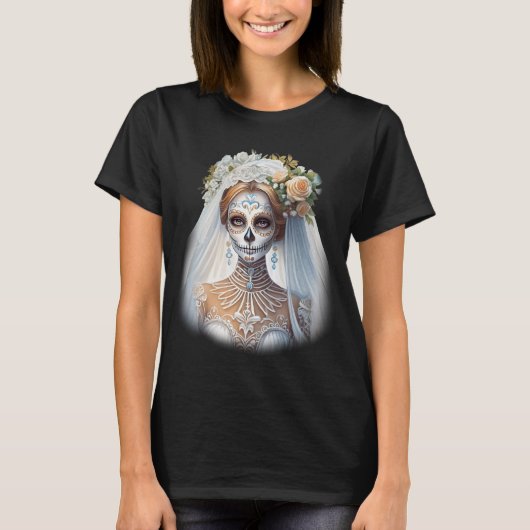 Bride Living Dead Horror T-shirt (Voorkant)