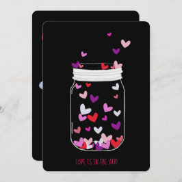 BRIDE Love is in Air Snoep Hearts Party Shower Kaart