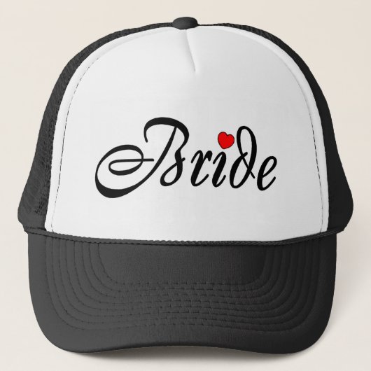 Bride (Manuscript Red Hrt) Trucker Pet (Voorkant)