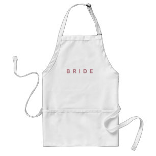 Bride Matching Groom Wedding Party Standaard Schort