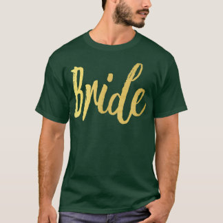 Bride Matching Wedding Bridal Groom 50 T-shirt